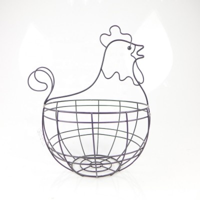 Metal Wire Basket OEM ODM Wire Storage Basket Chicken Rooster